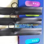 nylon open-end waterproof zipper with thumb puller, airtight PVC/ TPU nylon waterproof zipper, 3#,4#,5#,6#,7#,8#,9#, 10# for sale