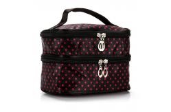 China Multifunction Washable Double Layer Polyester Cosmetic Bag supplier