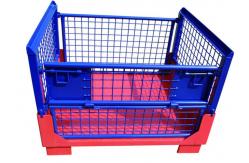 China Collapsible Pallet Storage Stillage Container 1000Kg Load For Motorcycle supplier