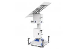 China Portable Solar Led Floodlight Retractable Mast Tower For Parking Lot Lighting supplier