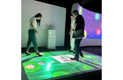 China Removable Ground Floor Projection 3300 Lumens For Amusement Park supplier