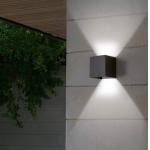 Solar Outside Wall Mounted Up Down Light 4V 200MA 6000K 20 Lumens for sale