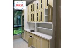 China Full Steel Medical Disposal Cupboard  Price with Three Section Slider supplier