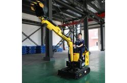 China Electric Engine Small Digger Road Construction Lithium Crawler Mini Excavator With Cab supplier
