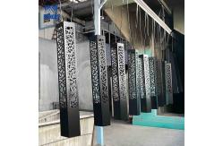 China Stadiums Aluminium Exterior Wall Cladding 1mm / 2mm Thickness Column Cover supplier