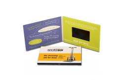 China Digital 4.3 Video Brochure , LCD Screen Video Greeting Card 512MB Memory supplier