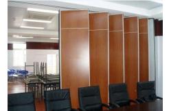China Operable Removable Sliding Partition Wall , Modern Office Room Dividers supplier