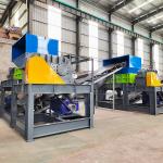 Automatic Double Shaft Shredder Machine Brass / Copper Twin Shaft Shredder Machine