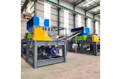 China Automatic Double Shaft Shredder Machine Brass / Copper Twin Shaft Shredder Machine supplier