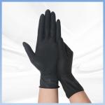Black Latex Examination Gloves Disposable Latex Powder Free Gloves For Medical Cooking Cleaning for sale