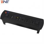 With 1*HDMI / 1*VGA Configuration Black Desk Flip Up Hidden Socket