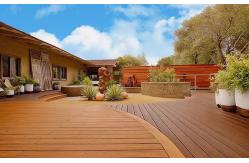 China 140x25mm Composite Deck Boards Wood Plastic Composite Decking For Garden supplier