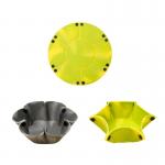 Portable Folding Pet Feeder Bowls Outdoor Travel Silicone Dog Frisbee Tableware for sale