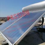 Pressurized Flat Plate Solar Water Heater Blue Titanium Flat Panel Solar Collector for sale