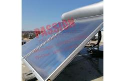 China Pressurized Flat Plate Solar Water Heater Blue Titanium Flat Panel Solar Collector supplier