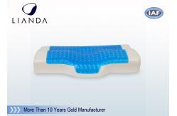 China Butterfly Shaped Memory Foam Cooling Gel Pillow High Density supplier
