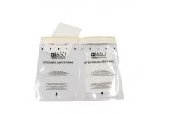 China Disposable LDPE Biological Receiving Plastic Attachment Bag Custom Printing supplier