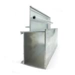 Curtain Wall Architectural Aluminium Profiles Silver Color T3 for sale