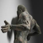 Restaurant Decorative Custom Bronze Sculpture With Patina Finish for sale