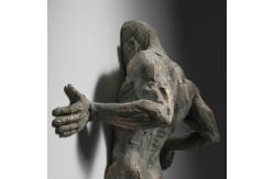 China Restaurant Decorative Custom Bronze Sculpture With Patina Finish supplier