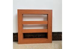 China Extruded Baffle Aluminum Screen With Profile Size 400x400mm Inner Baffle 40x40mm supplier
