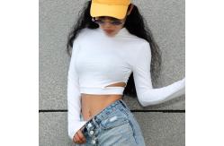 China Fitness Clothing Long Sleeve T-Shirt Women Sexy supplier