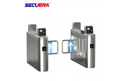 China Flap Security Turnstile Gate Face Recognition Flap Barrier 3 Years Warranty supplier