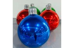 China Double Layer PVC Giant Inflatable Christmas Ormanets with Mirror Effect supplier