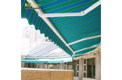 China Balcony Aluminium retractable awning with rain chennel , aluminium retractable awning supplier