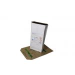 Heat Seal / Self Adhesive Industrial Paper Bags 7 Printing Colors Multiwall Sacks for sale