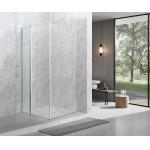 Square Shower Enclosures 6/8mm Tempered Glass And Chromed Alum Frame for sale