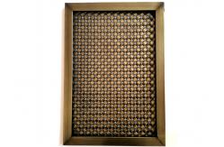 China Frame Design Architectural Wire Mesh With Antique Copper Plated Finshed supplier