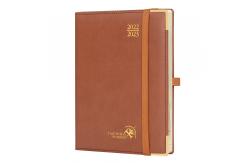 China Sponge Filled Hardcover Academic Planner 2 Page Weekly Spreads Design supplier