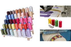 China 6000M 75D/2 Polyester Embroidery Thread with OEKO Certificated supplier