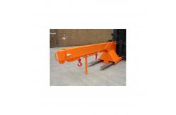 China 5000KGS 5 Tonne Fork Mounted Jib Forklift Attachment Powder Coating Surface supplier