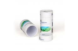 China Recycled Tea Paper Tube Packaging Pantone Printing Matte Lamination supplier