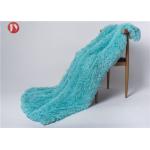 soild Long Pile Double Sided Plush wrinkle resistant Blanket fluffy warm and hypoallergenic washable for sale