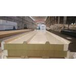 Superior Fireproof Modern Rockwool Sandwich Panel Density Soundproof Waterproof 1000mm for sale