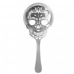 Sugar Skull Design Hawthorne Bar Strainer 9.5*22cm Mirror Finished for sale