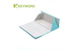 China Mini Tri-Folding Optical Triangular Magnetic Metal Eyewear Case Resist Compression supplier