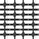 Programmable Transparent LED Mesh Screen S30 P50 P100 Waterproof IP65