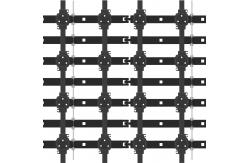 China Programmable Transparent LED Mesh Screen S30 P50 P100 Waterproof IP65 supplier