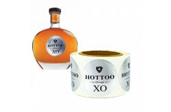 China Logo Printing Adhesive Bottle Label Sticker Custom Wine Glass Bottle supplier