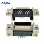 SCSI 26Pin Connector Female Right Angle PCB Type With Board Lock Zinc Shell for sale
