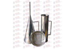 China Standard Stainless 16 Mesh 1.25mm  Marsh Funnel Viscometer For Drilling Fluid supplier