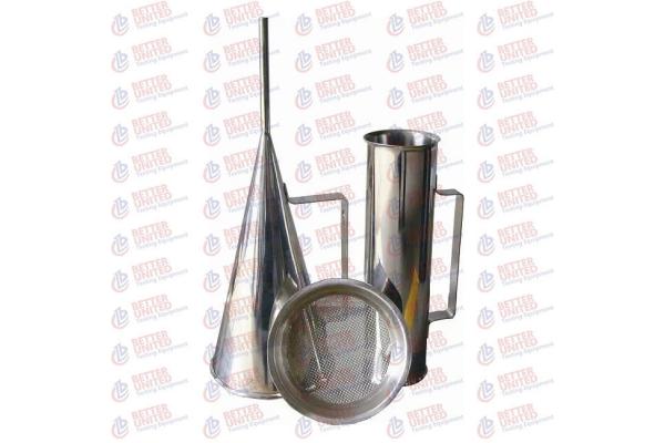 Standard Stainless 16 Mesh 1.25mm Marsh Funnel Viscometer For Drilling Fluid