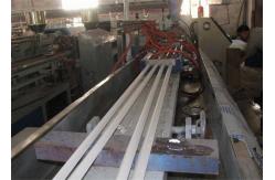 China Window / Door Frame Pvc Plastic Profile Extrusion Line With Electrical Control System supplier