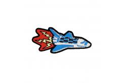 China Laser Cut Glitter Iron On Patches Ironing Adhesive Backing OEM For Clothes supplier