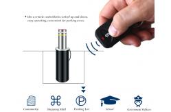 China 316 Stainless Steel Automatic Retractable Parking Bollards With Reflective Stripe supplier