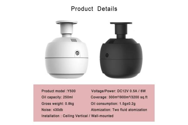 HOMEFISH Ceiling Fragrance Scent Diffuser Machine Coverage Area 2600sq.Ft